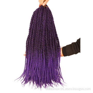 human bulk braiding hair wet and wavy braiding human hair purple 3D box braids